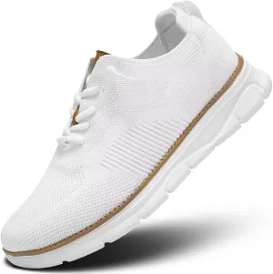 Mens Oxfords Lace-Up Lightweight Casual Walking Shoes Mesh Sneakers Dress Shoes Fashion Shoes