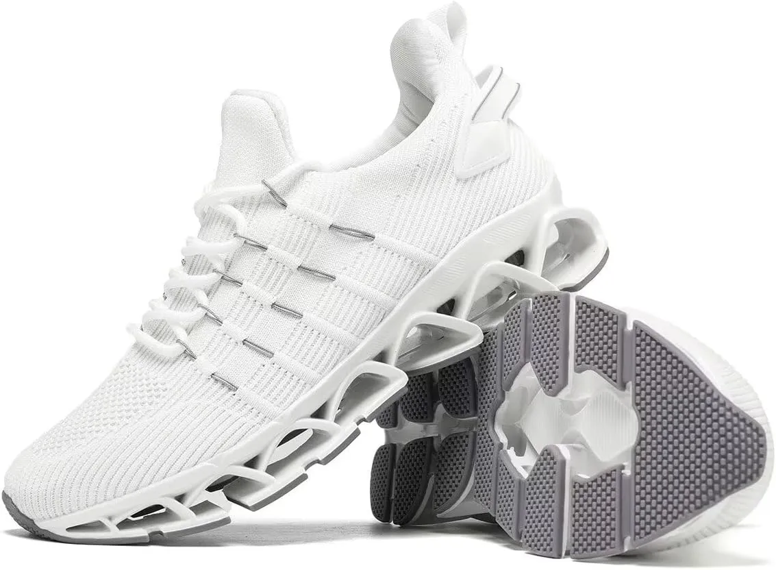 Mens Running Shoes Mesh Breathable Trail Runners Fashion Sport Blade Walking Tennis Sneakers