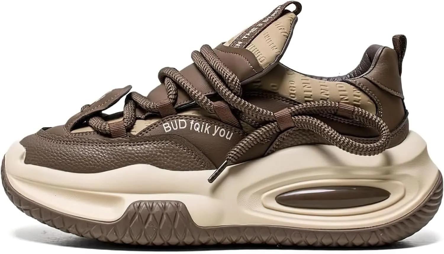 Men's Walking Chunky Shoes, Men Fashion Sneakers Shoes, Casual Comfortable Non Slip Platform Shoe, Lightweight Retro Casual Shoe