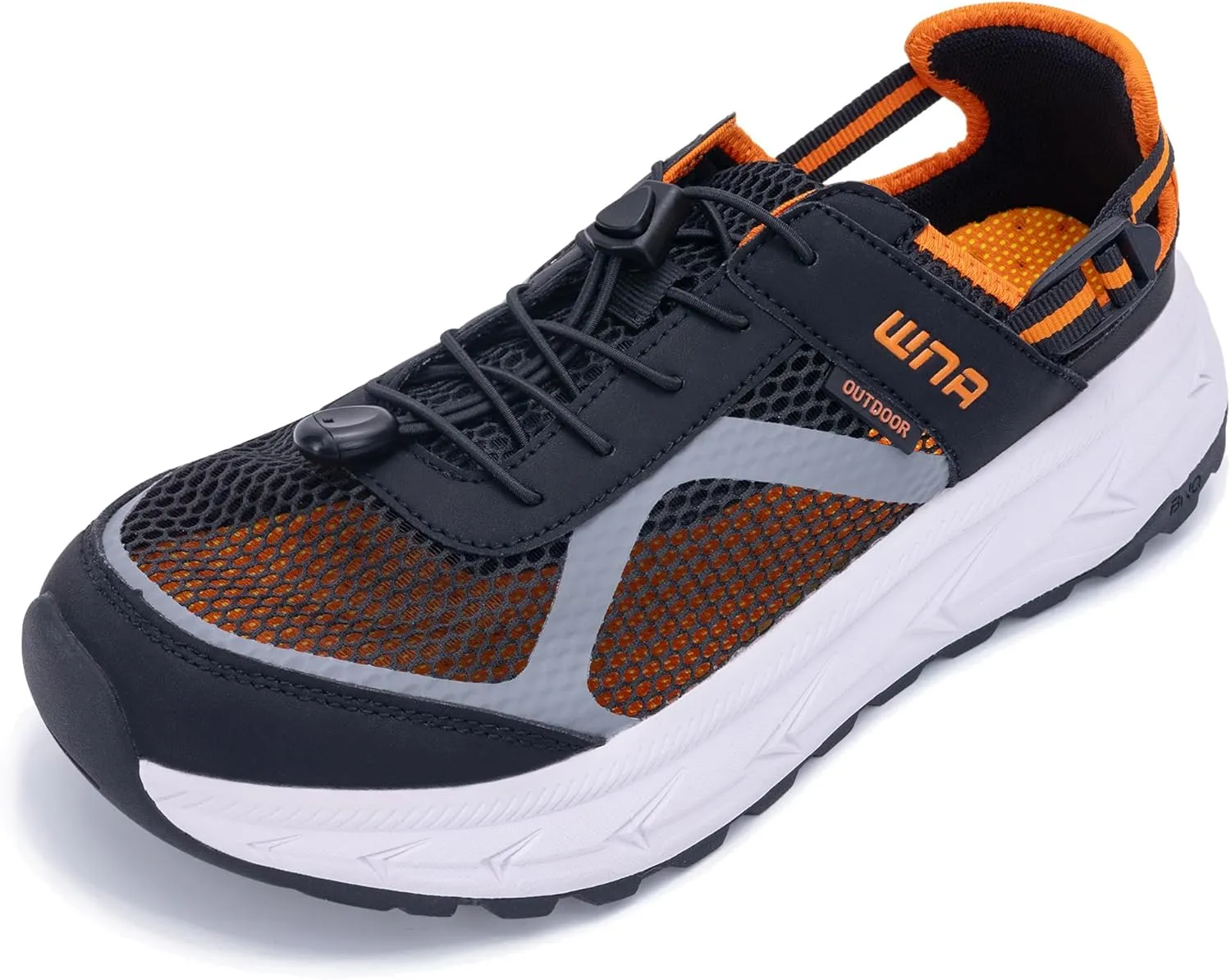 Mens Wide Hiking Sandal Summer Water Shoes Outdoor Athletic Recovery Sandals Closed Toe Walking Shoes US 8-13