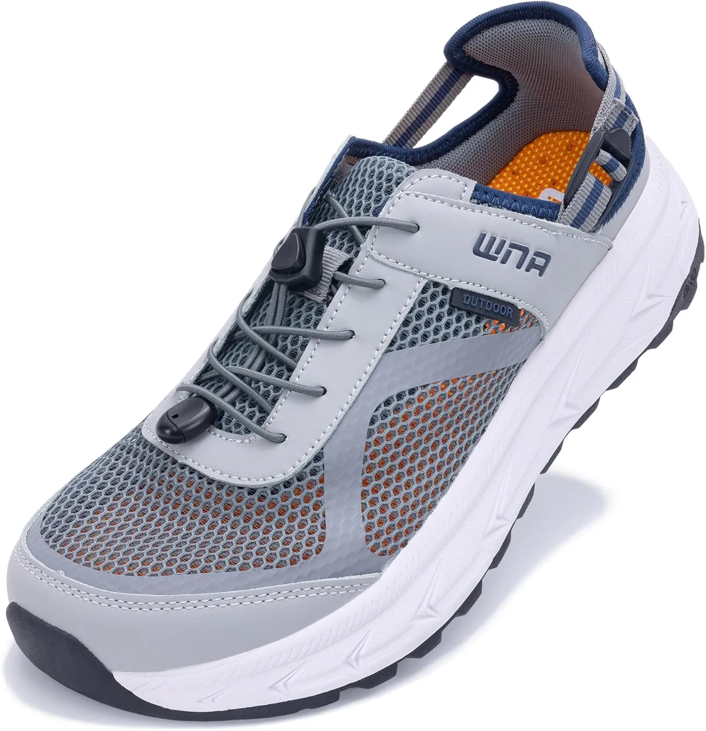 Mens Wide Hiking Sandal Summer Water Shoes Outdoor Athletic Recovery Sandals Closed Toe Walking Shoes US 8-13