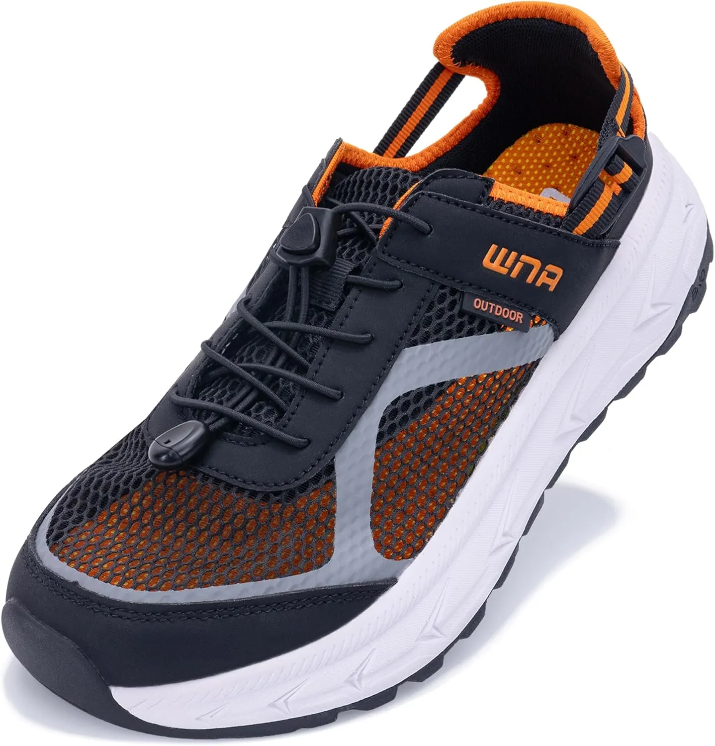 Mens Wide Hiking Sandal Summer Water Shoes Outdoor Athletic Recovery Sandals Closed Toe Walking Shoes US 8-13