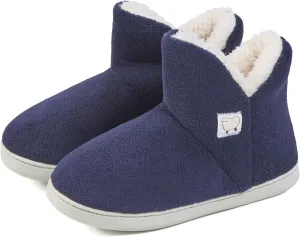 Mens Womens Comfort Slippers Plush Lining Winter Booties Slipper Memory Foam House Shoes Warm Boots Slippers