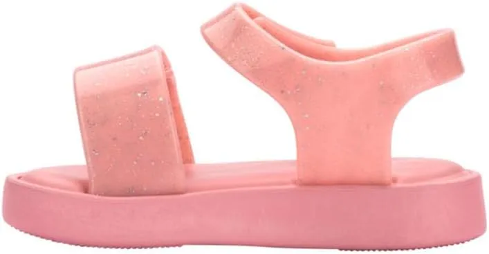 mini melissa Jump Sandals for Babies & Toddlers - Papete Jelly Sandal w/Velcro Fastener, Comfy Sandals for Toddler Girls