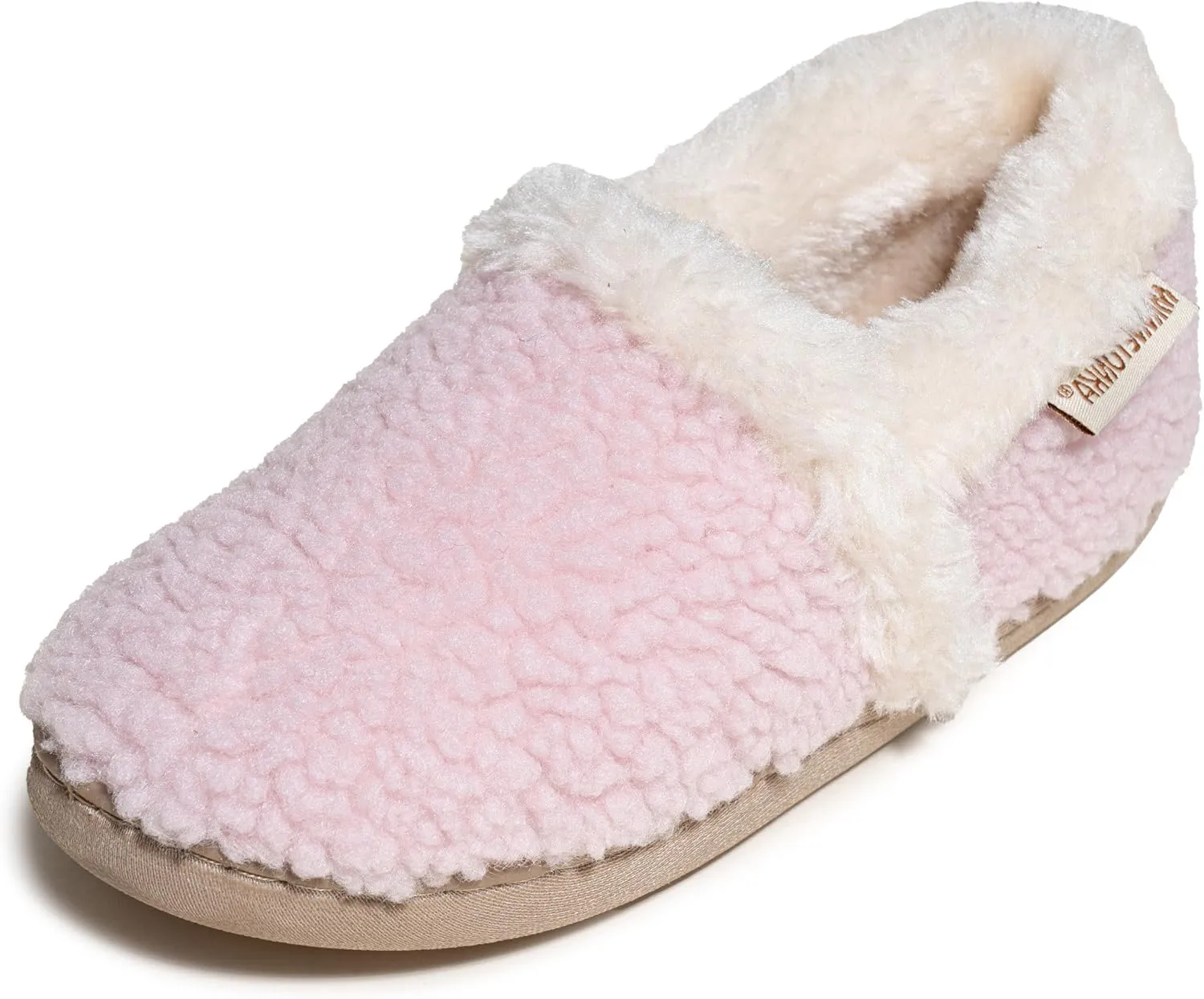 Minnetonka Daina – Indoor Cozy House Slippers for Kids with Cushioned Memory Foam Insole and Soft Fuzzy Lining
