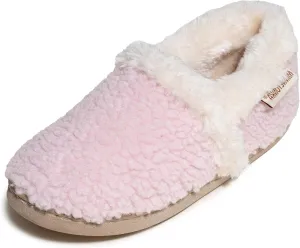 Minnetonka Daina – Indoor Cozy House Slippers for Kids with Cushioned Memory Foam Insole and Soft Fuzzy Lining