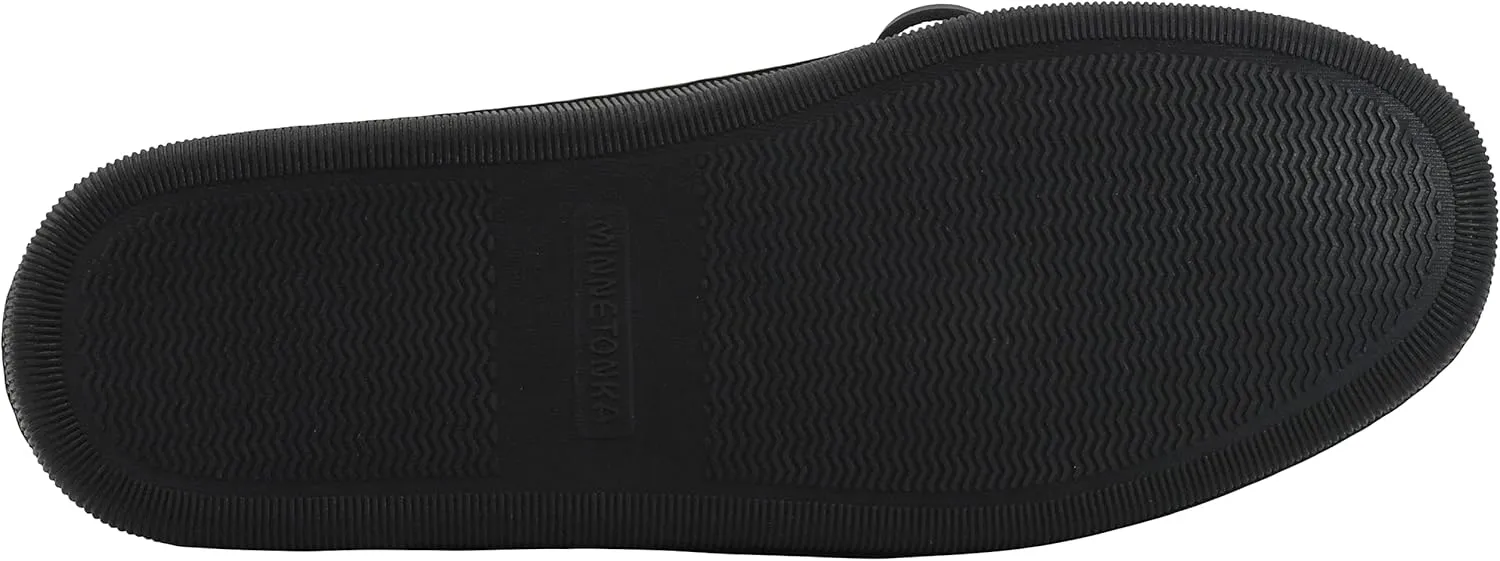 Minnetonka Men's Pile Lined Hardsole Slipper