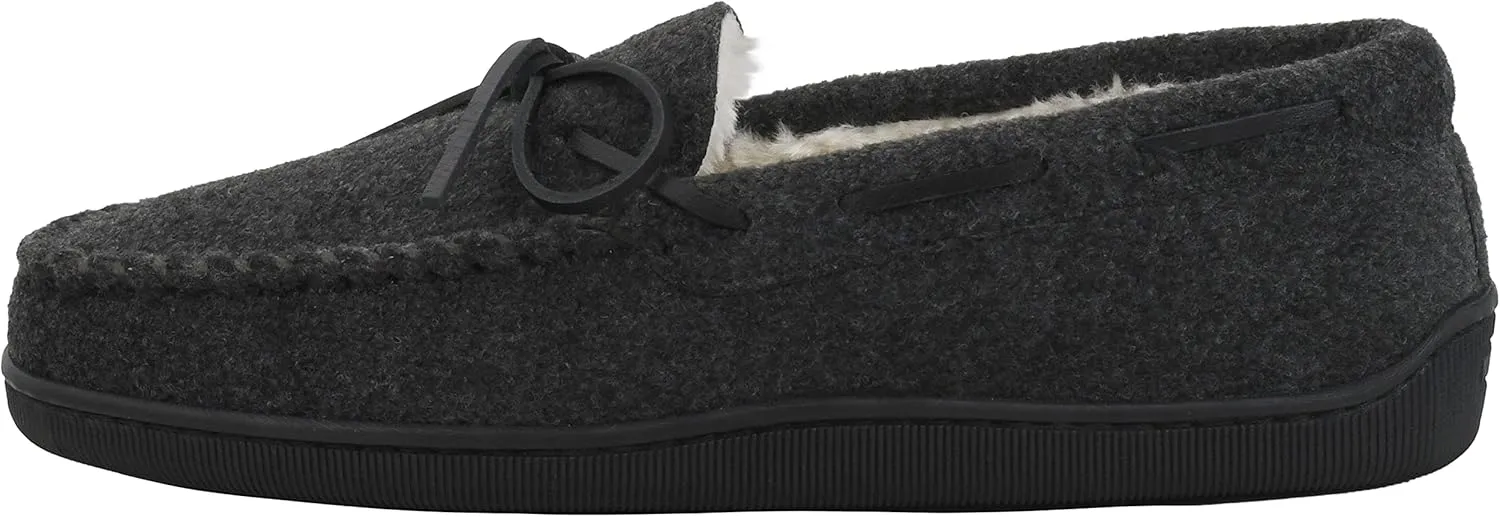 Minnetonka Men's Pile Lined Hardsole Slipper
