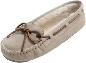 Minnetonka Women's Cally Slipper, Stone, 9.5 M US