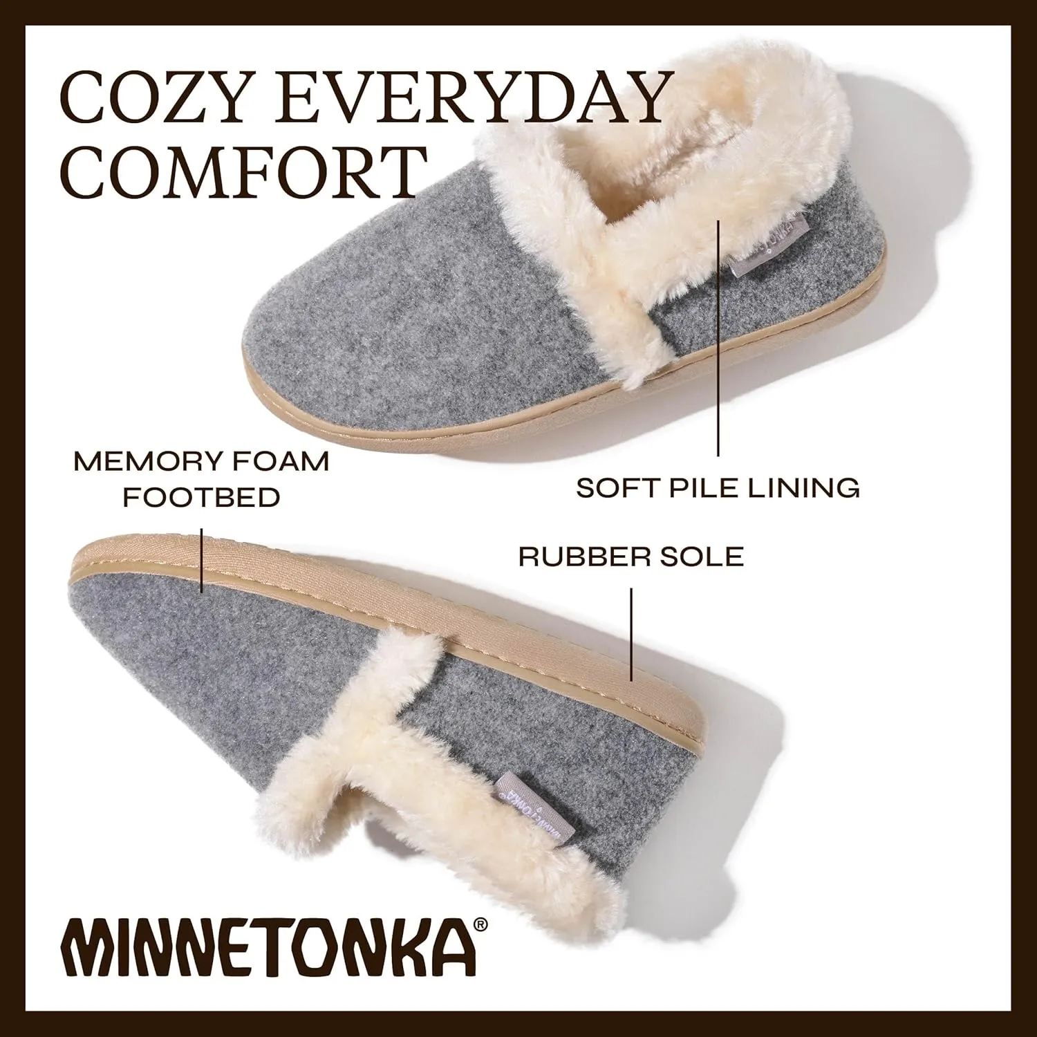 Minnetonka Womens Dina Slipper