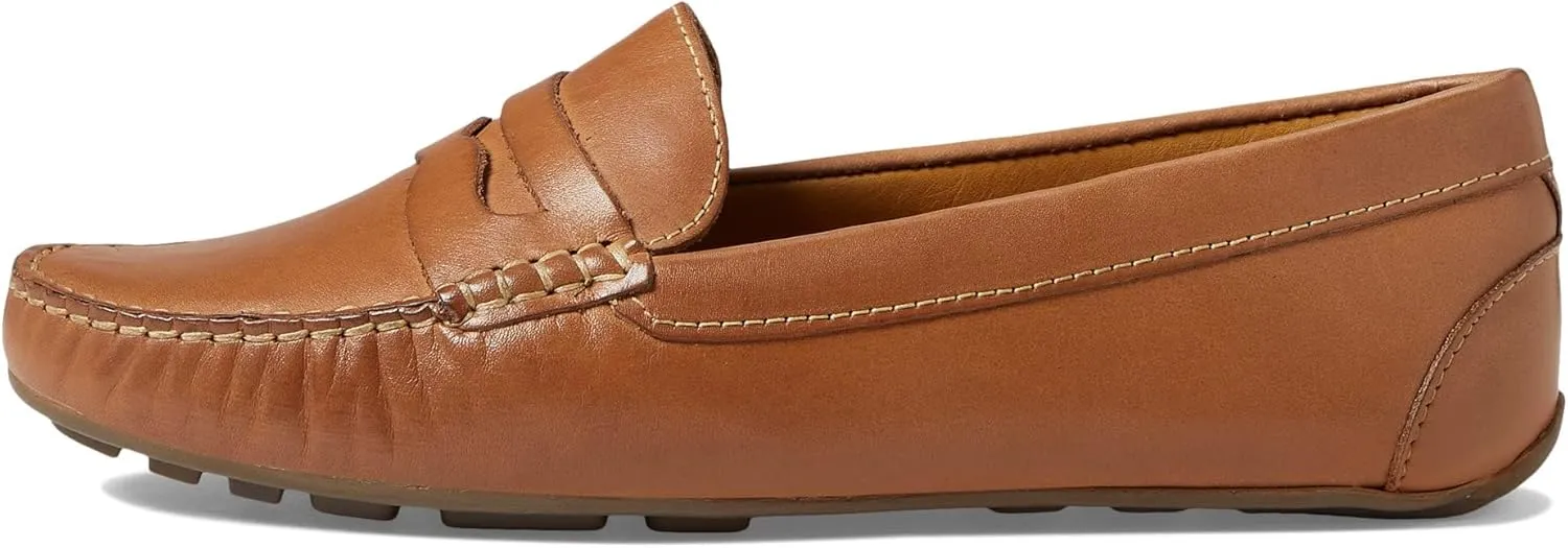 MJNY Womens Casual Comfortable Genuine Leather Lightweight Driving Moccasins Classic Fashion Penny Slip On Ladies Driving Loafer Flat Shoes