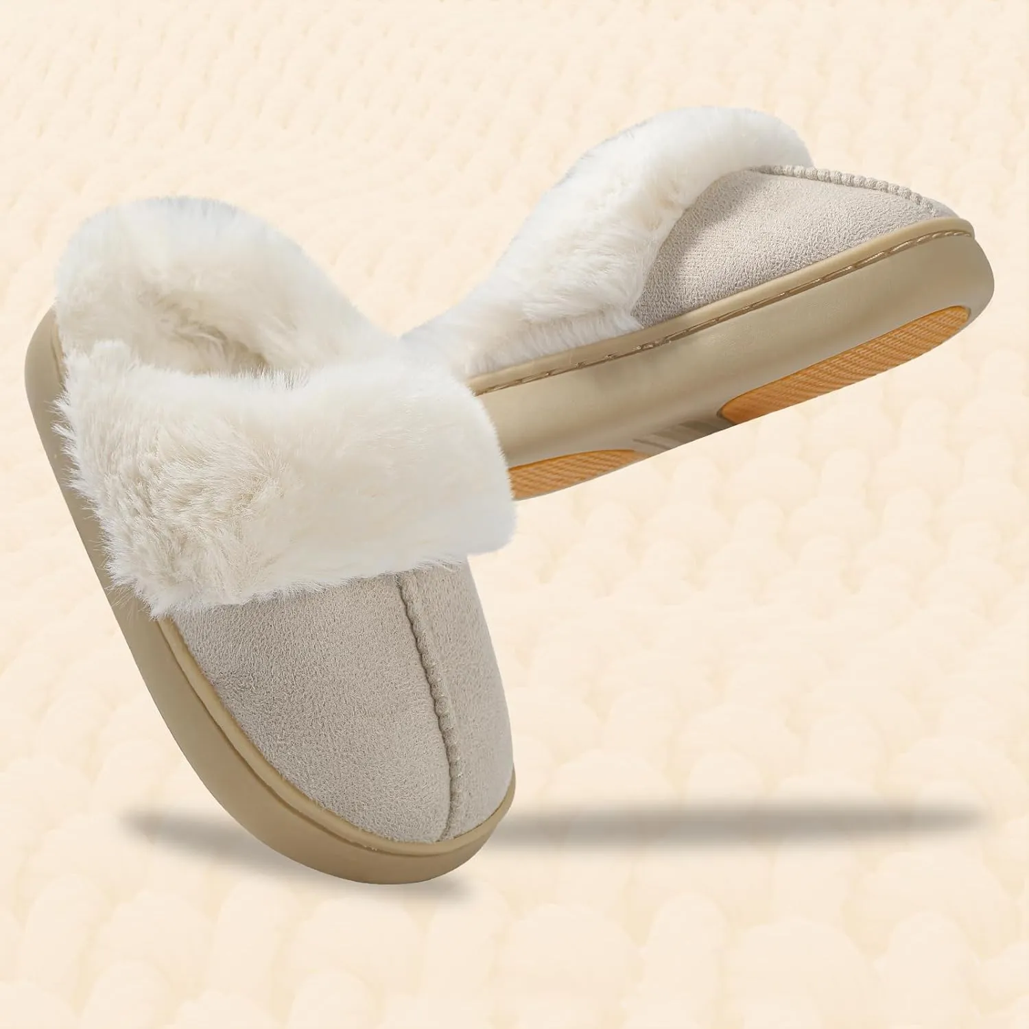 MK MATT KEELY Girls Boys Slippers Kids Fuzzy House Slippers Baby Toddlers Non-Slip House Shoes Winter Warm Soft Plush Indoor Outdoor Slipper for Little Kid Big Kid