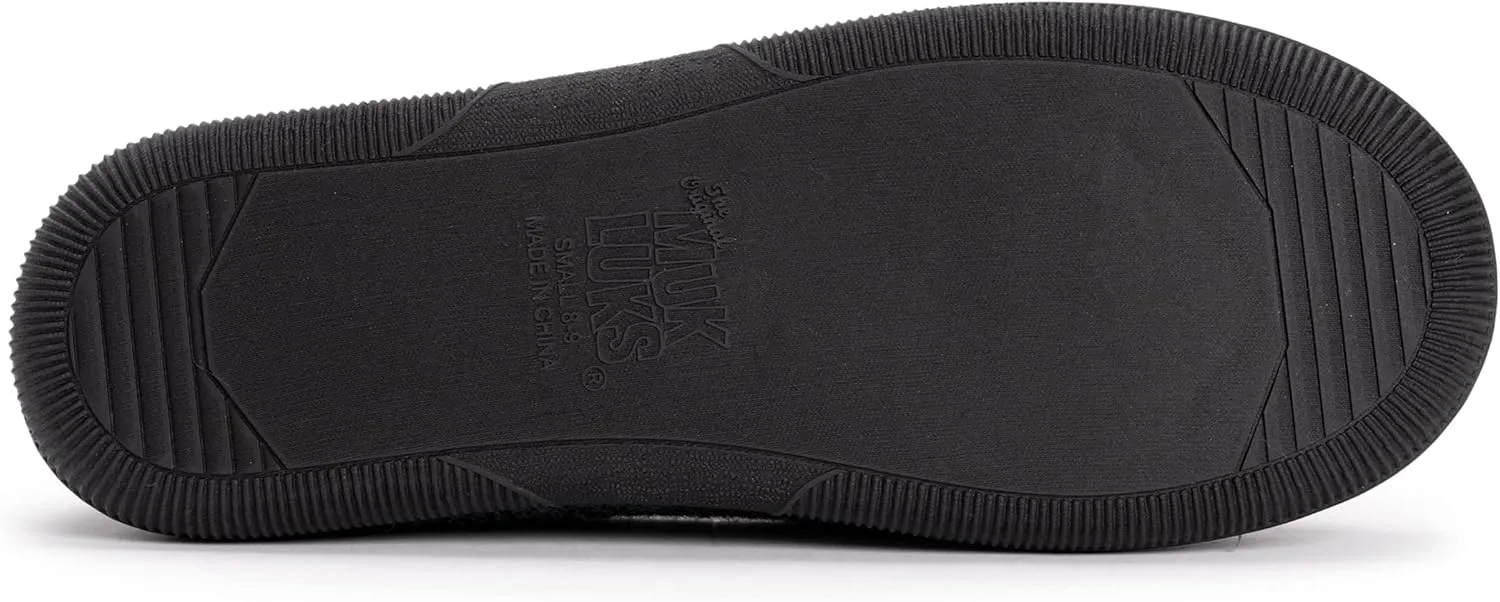 MUK LUKS Men's Faux Suede Clog Slipper