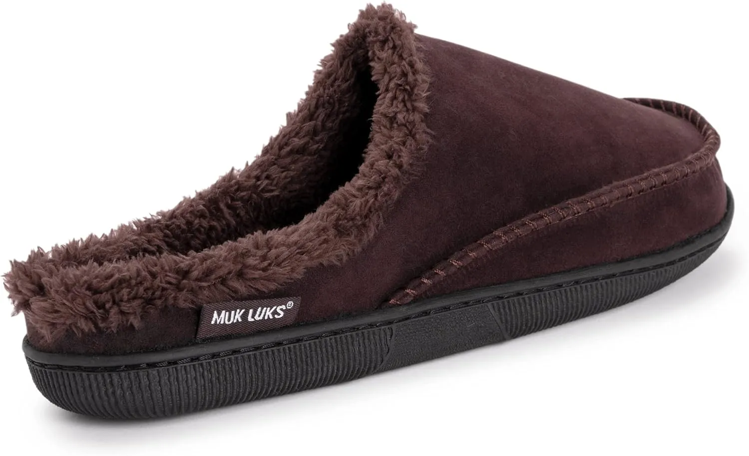 MUK LUKS Men's Faux Suede Clog Slipper