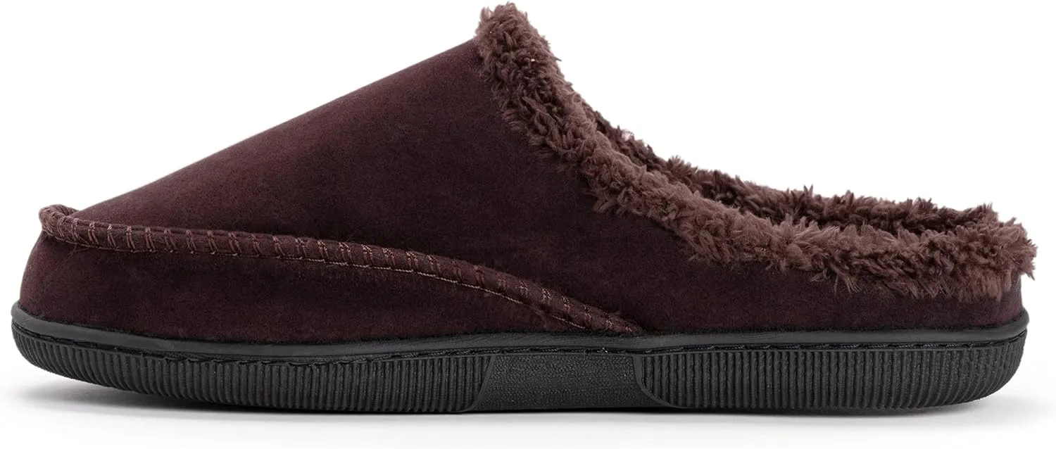 MUK LUKS Men's Faux Suede Clog Slipper