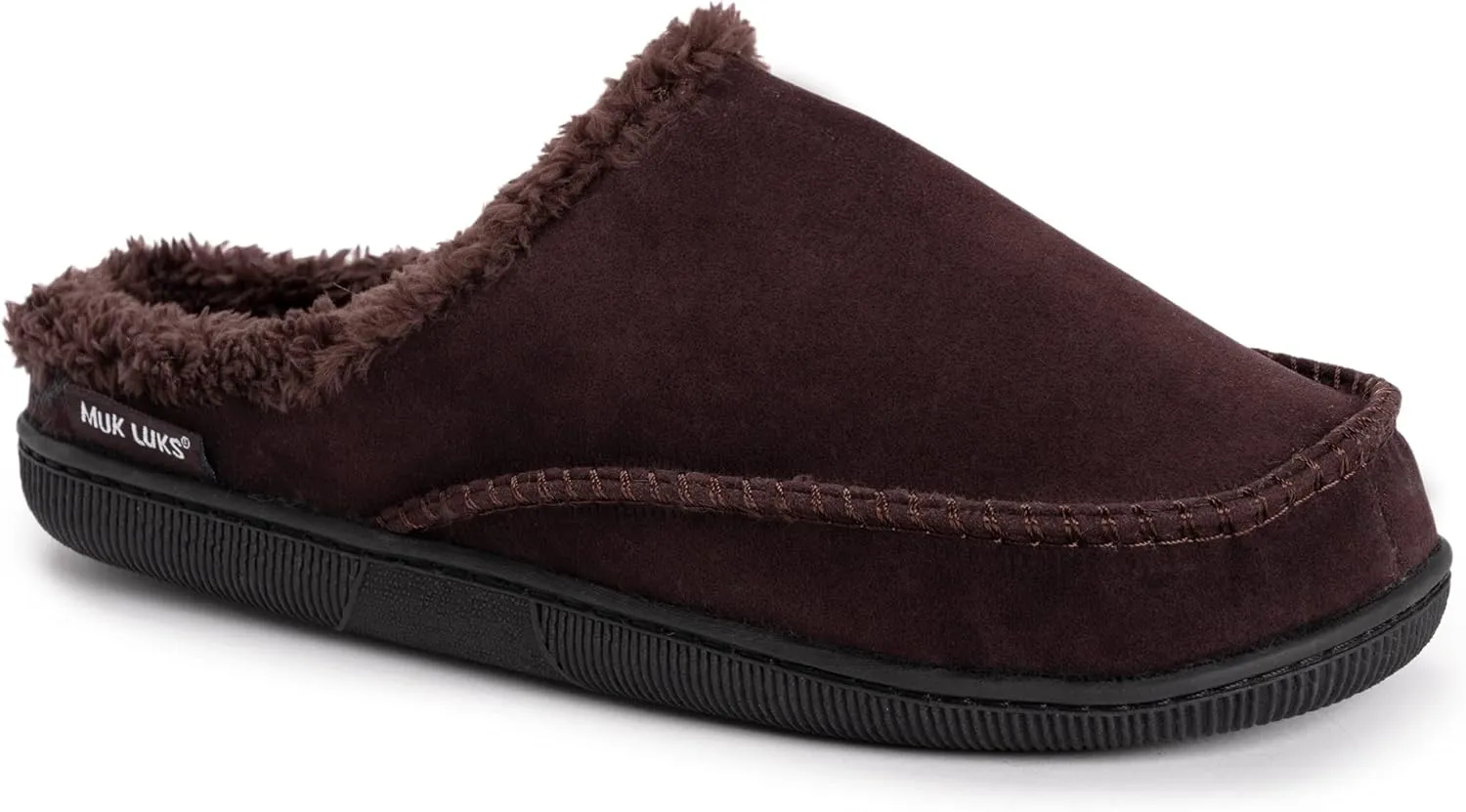 MUK LUKS Men's Faux Suede Clog Slipper