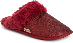 MUK LUKS Women's Angled Sparkle Scuff Slipper