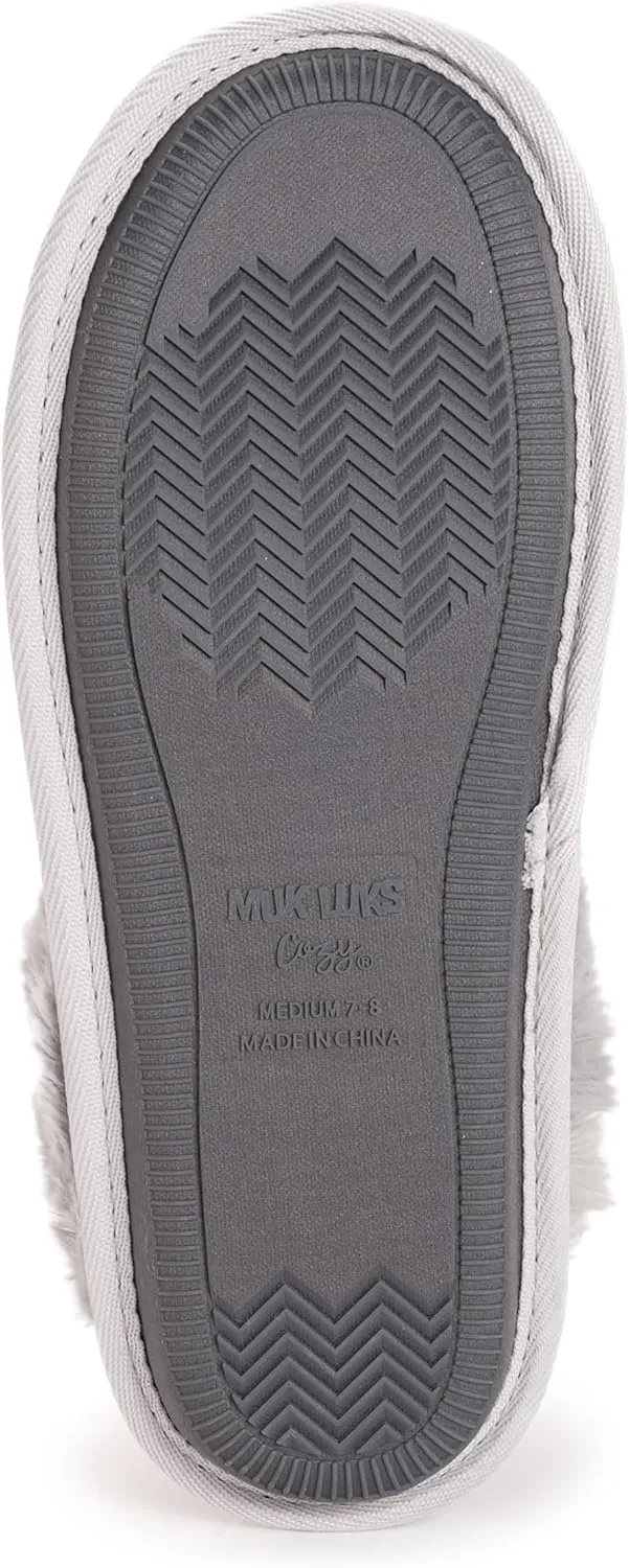 MUK LUKS Women's Angled Sparkle Scuff Slipper