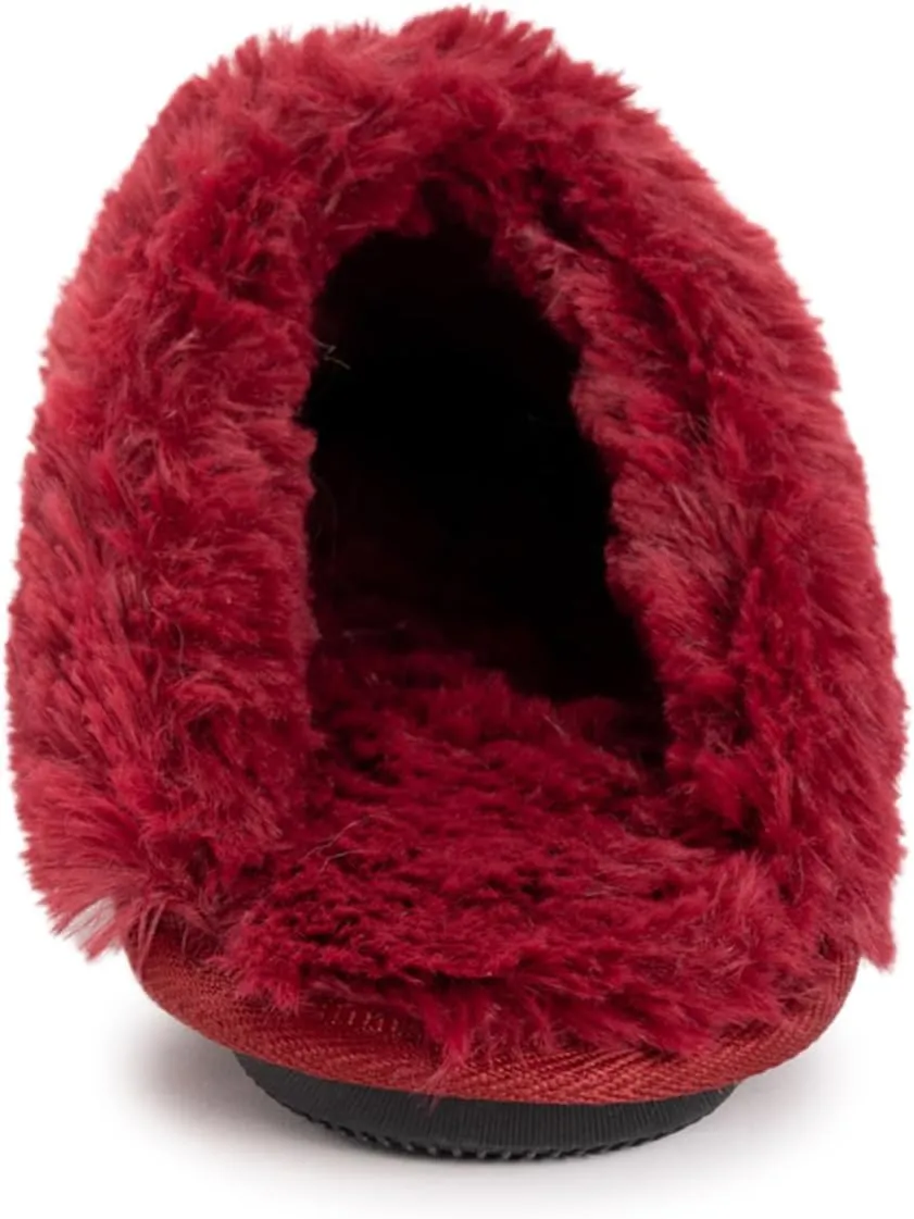 MUK LUKS Women's Angled Sparkle Scuff Slipper