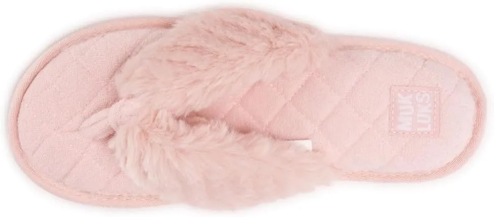 MUK LUKS Women's Maren Thong Slipper