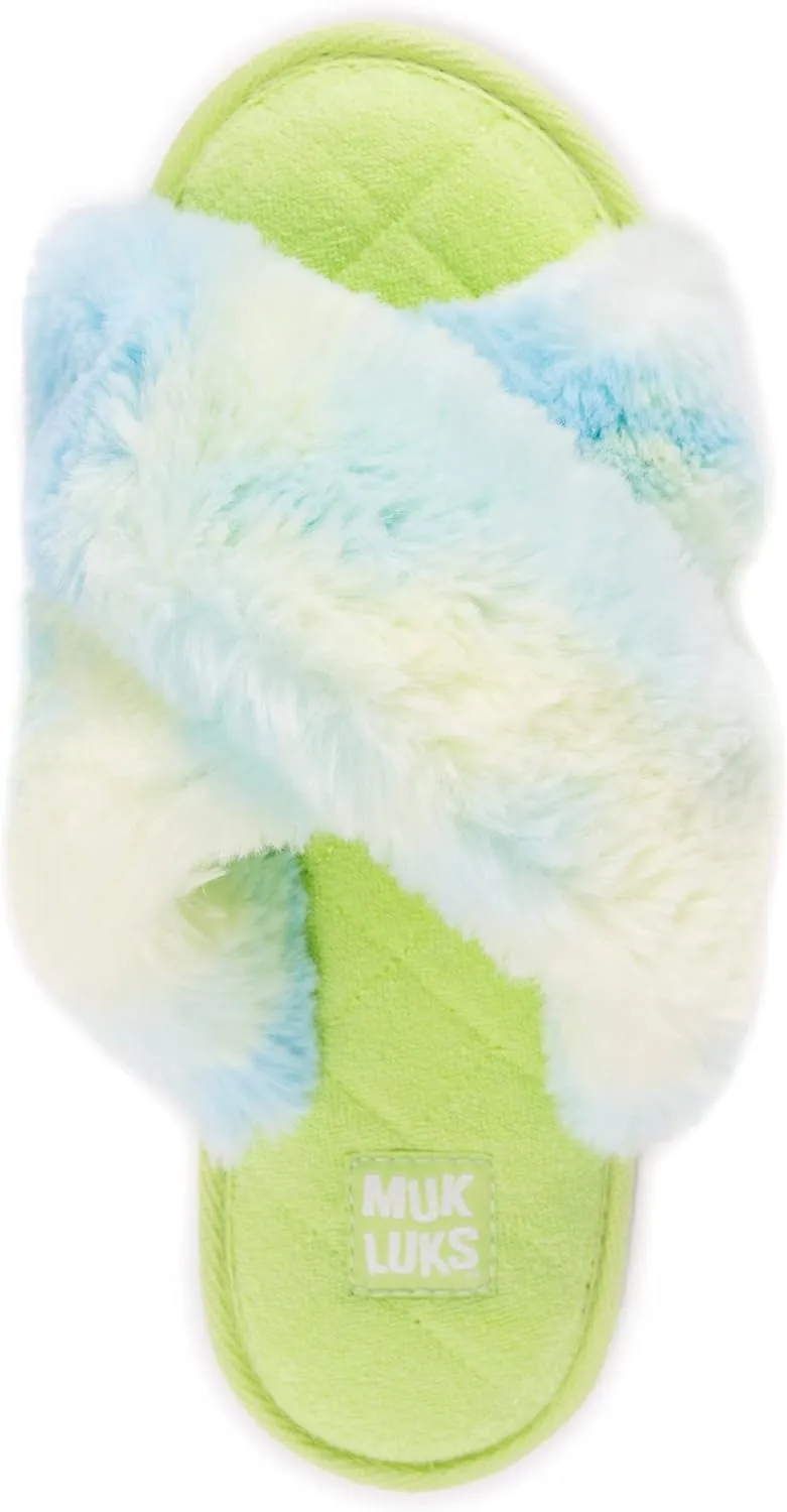 MUK LUKS Women's Perley Criss Cross Slipper