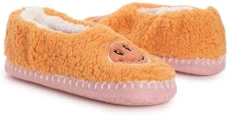 MUK LUKS Women's Sherpa Smile Ballerina Slipper