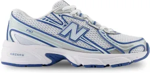 New Balance 740 Big Kids Shoes (Ice Blue Silver, 4)