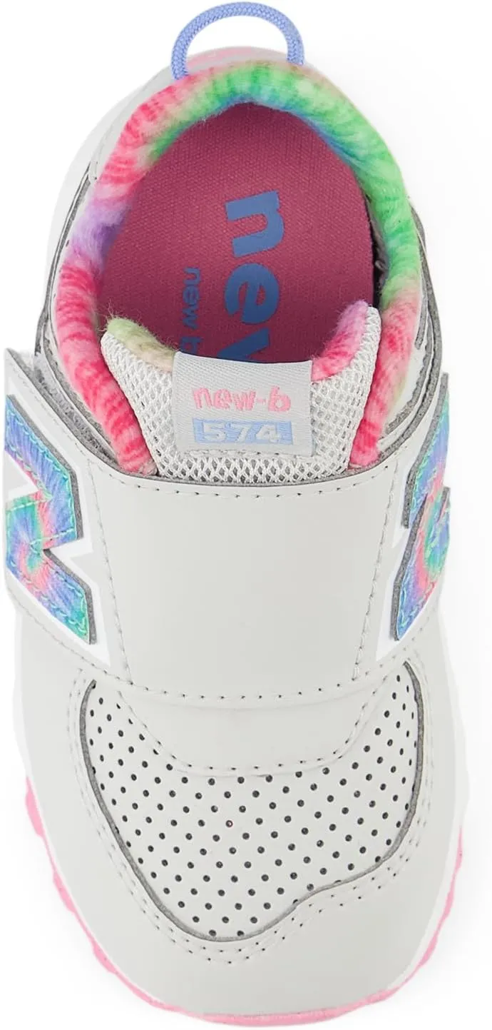 New Balance Kids' 574 V1 New-B Hook and Loop Sneaker