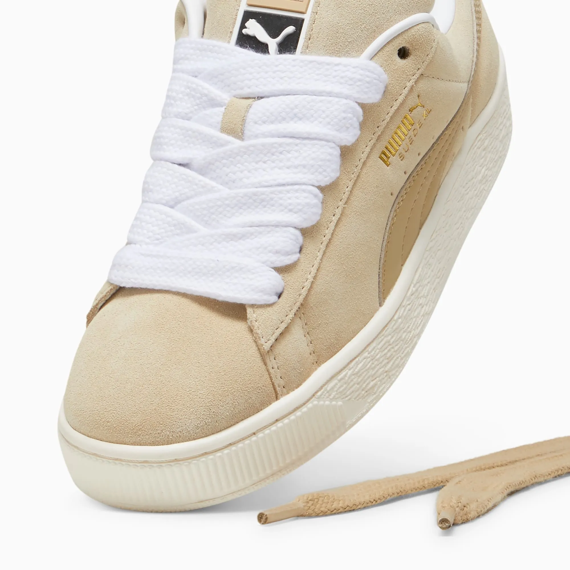 NEW Men's PUMA XL Putty Warm White SUEDE Shoes AUTHENTIC IN BOX