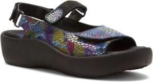 New Wolky Women's Jewel Sandal Jeans Blue Multi 38