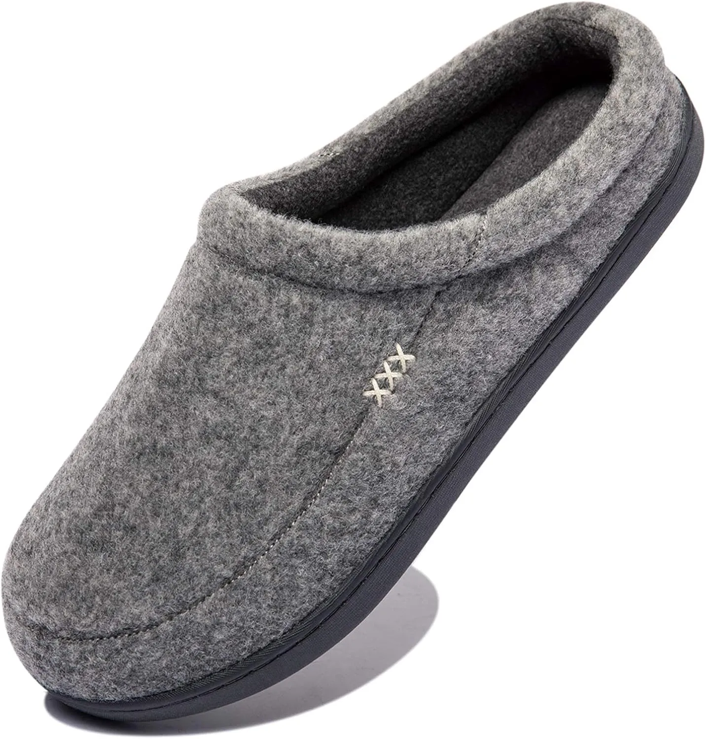 NewDenBer Women's Cozy Memory Foam Slippers Soft Fleece Lined Slip on Indoor Outdoor House Shoes