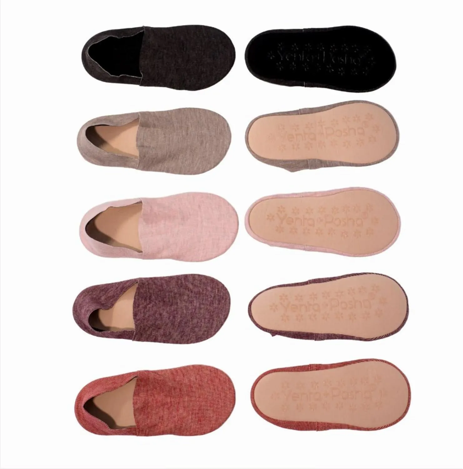 No Show Cushion Lounge Slipper Sock for Women with Anti-Skid Bottom and Heel Grippers