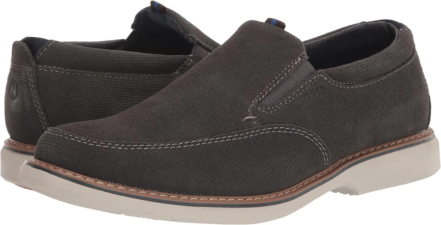 Nunn Bush Men's Otto Moccasin Toe Slip on Leather Loafer with Lightweight Sole
