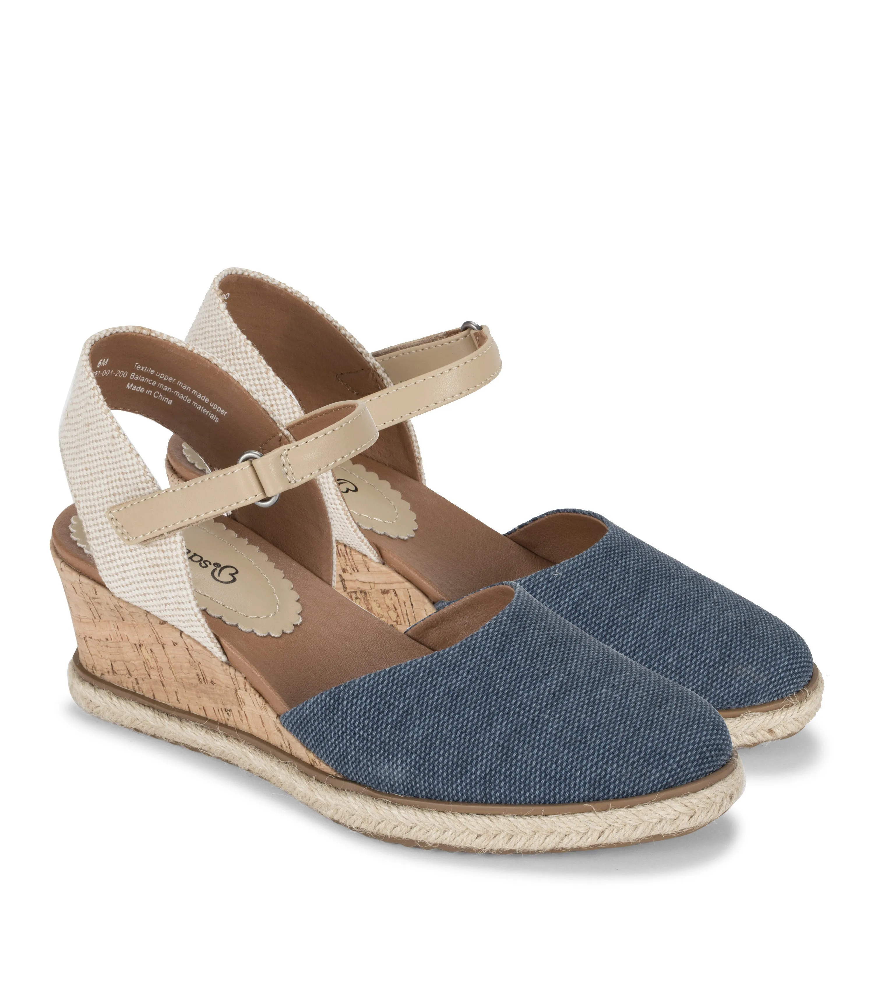 Ocean Closed Toe Wedge Sandal