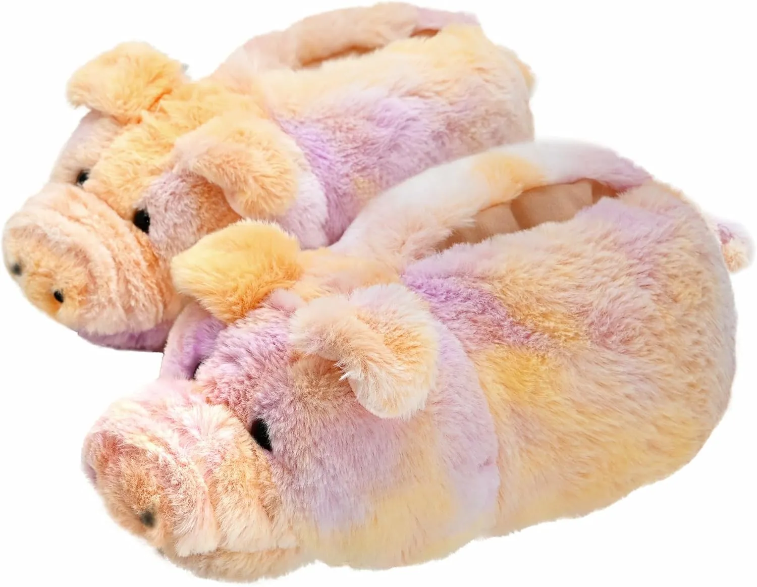 Onmygogo Fuzzy Winter Animal Slippers for Men and Women