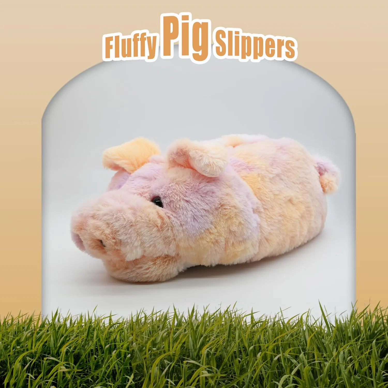 Onmygogo Fuzzy Winter Animal Slippers for Men and Women