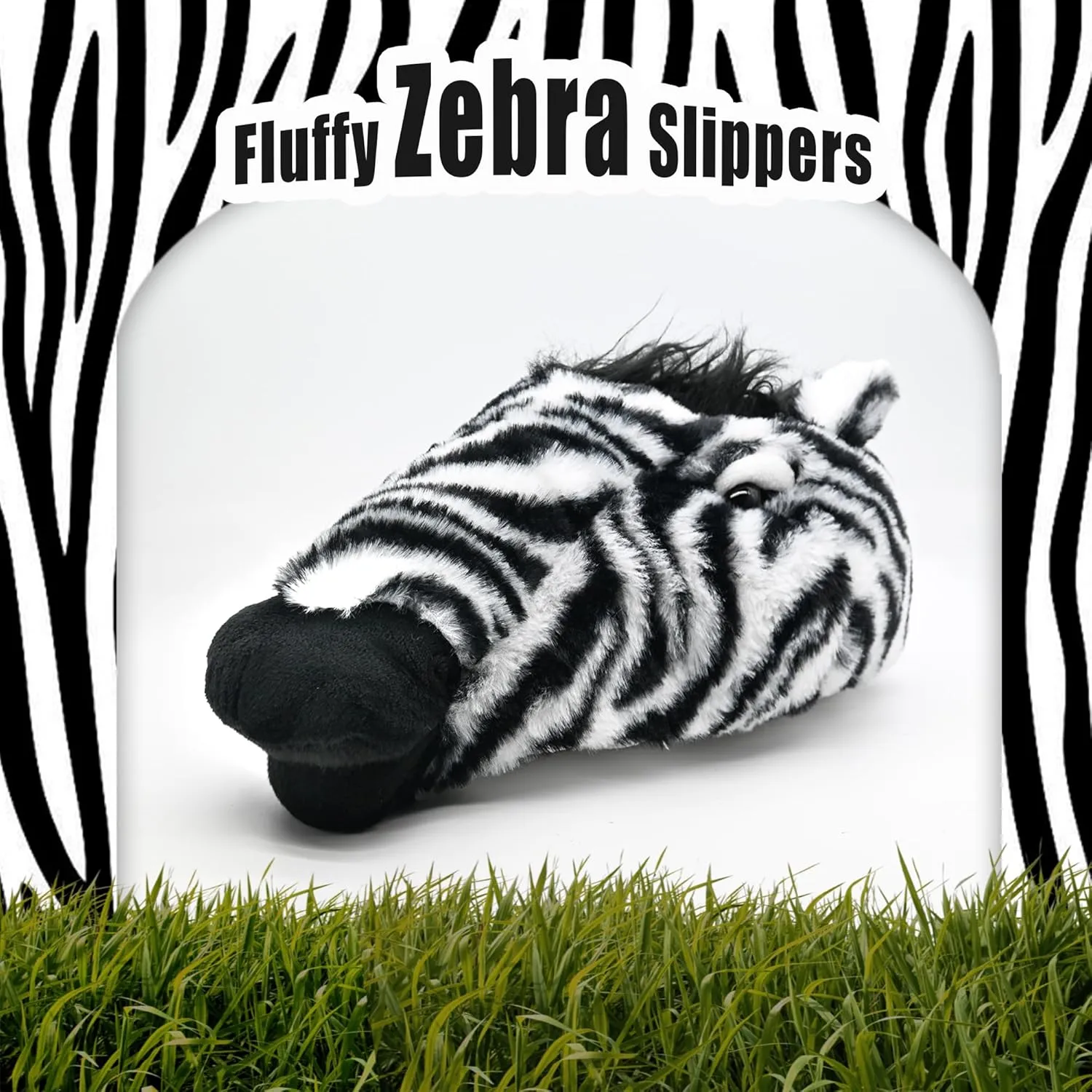 Onmygogo Fuzzy Winter Animal Slippers for Men and Women