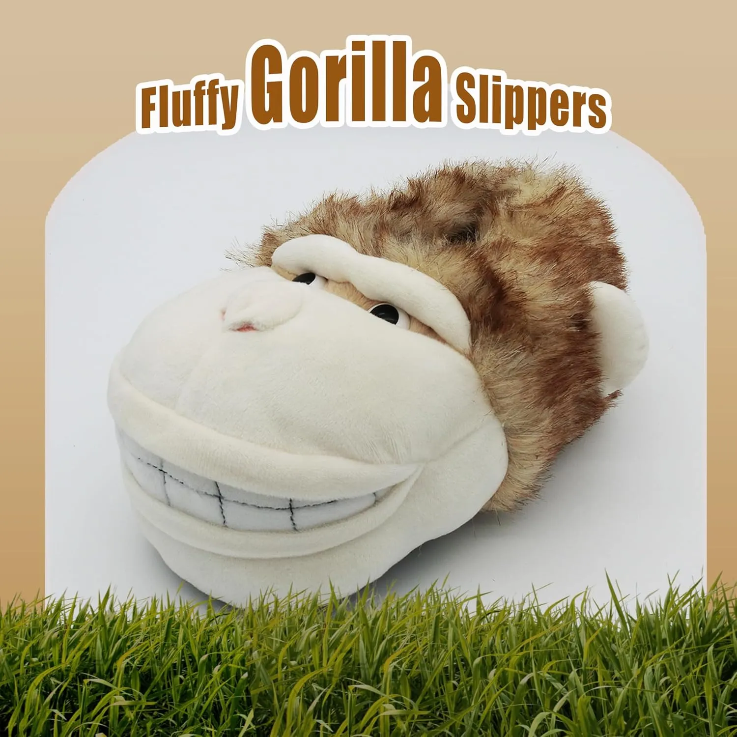 Onmygogo Fuzzy Winter Animal Slippers for Men and Women