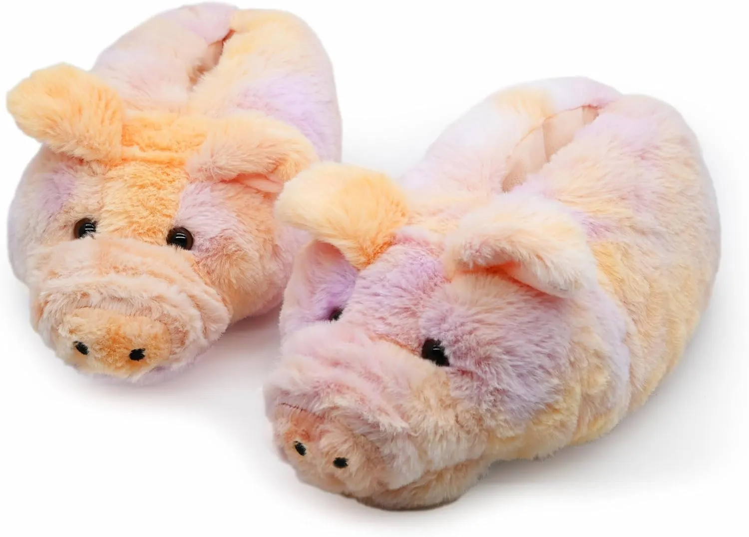 Onmygogo Fuzzy Winter Animal Slippers for Men and Women