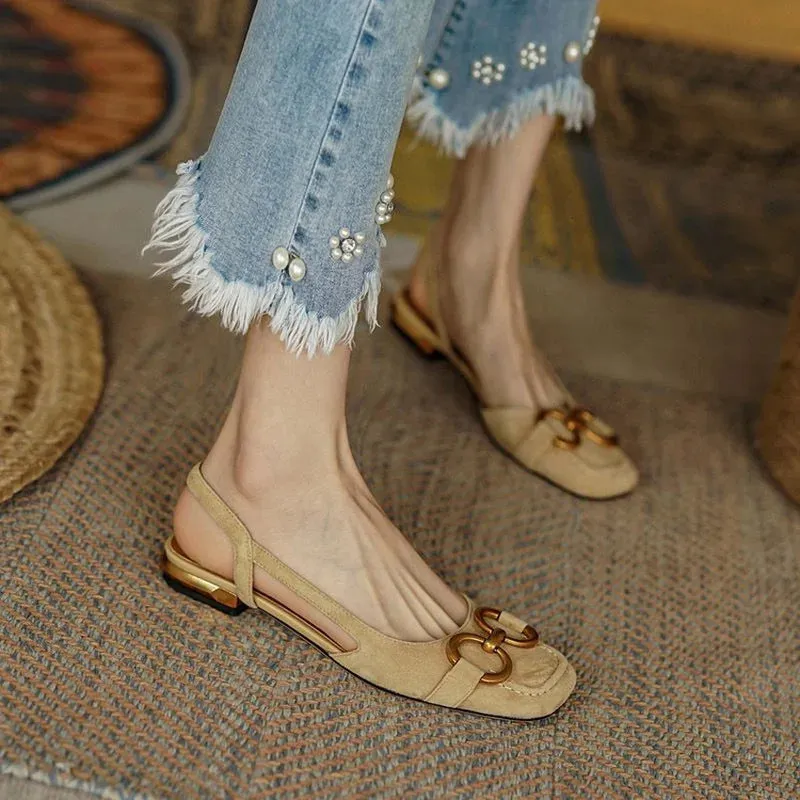Orthopedic Low Heel Sandals
