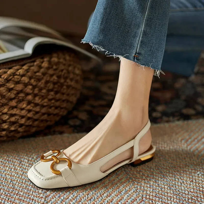 Orthopedic Low Heel Sandals