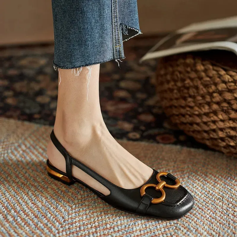Orthopedic Low Heel Sandals