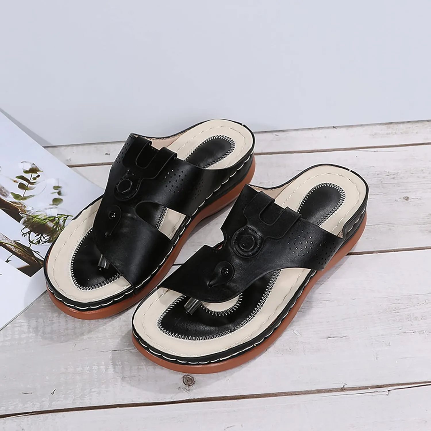 Orthopedic Sandals for Women Arch Support Dressy Flip Flops Shower Wide Wedge Sandals Dressy Summer Womens Slides Orthopedic Sandals Summer Dressy Orthopedic Sandles for Women