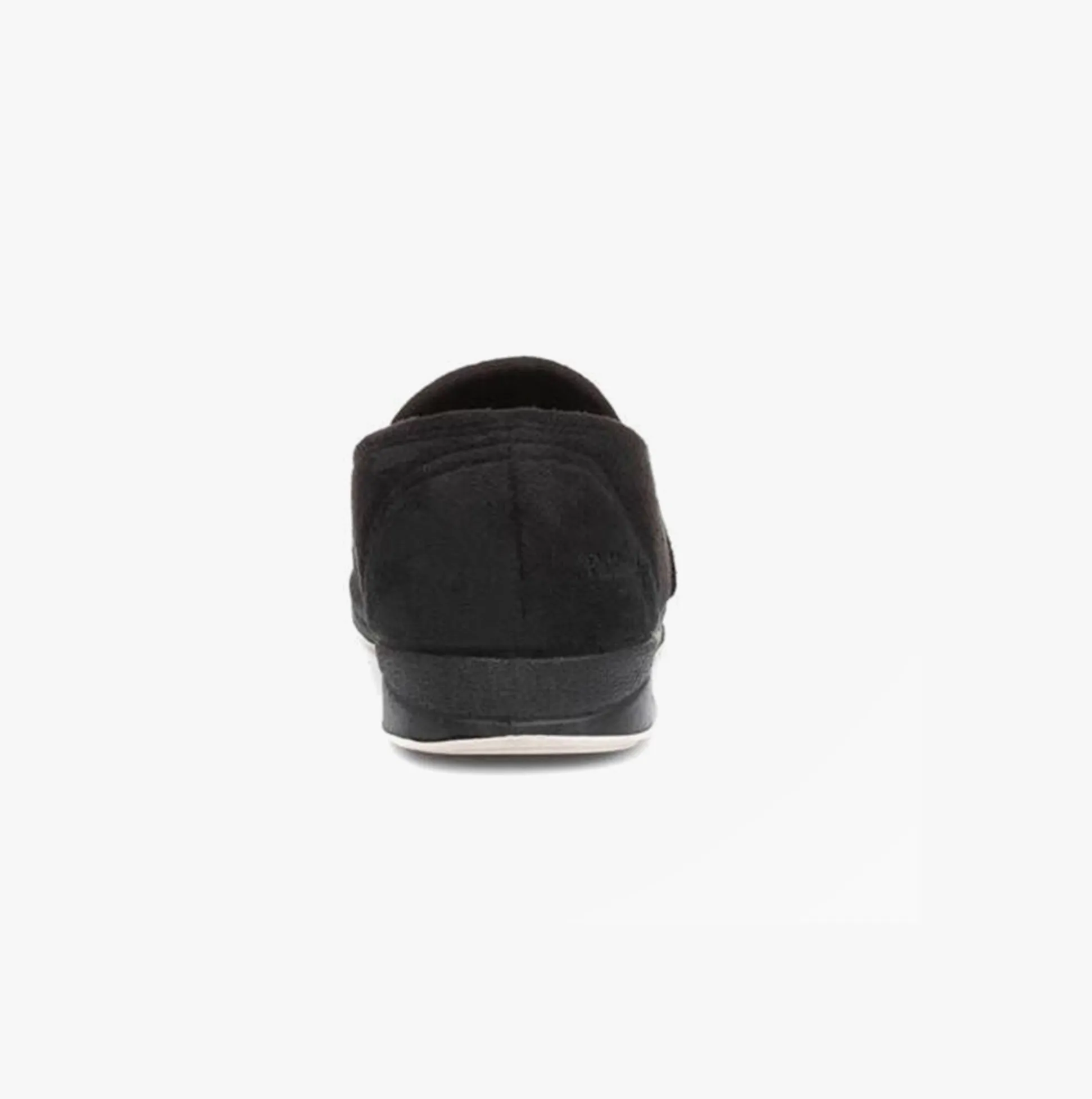 Padders ALBERT Mens Slippers Black Mixed Check
