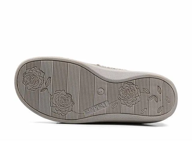 Padders Flo Slippers - Grey Popcorn