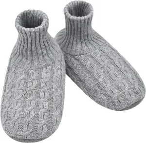 Panda Bros Slipper Socks For Women With Grippers, Fuzzy Womens Slipper Booties With Non Slip Bottoms, Cozy Warm House Slippers
