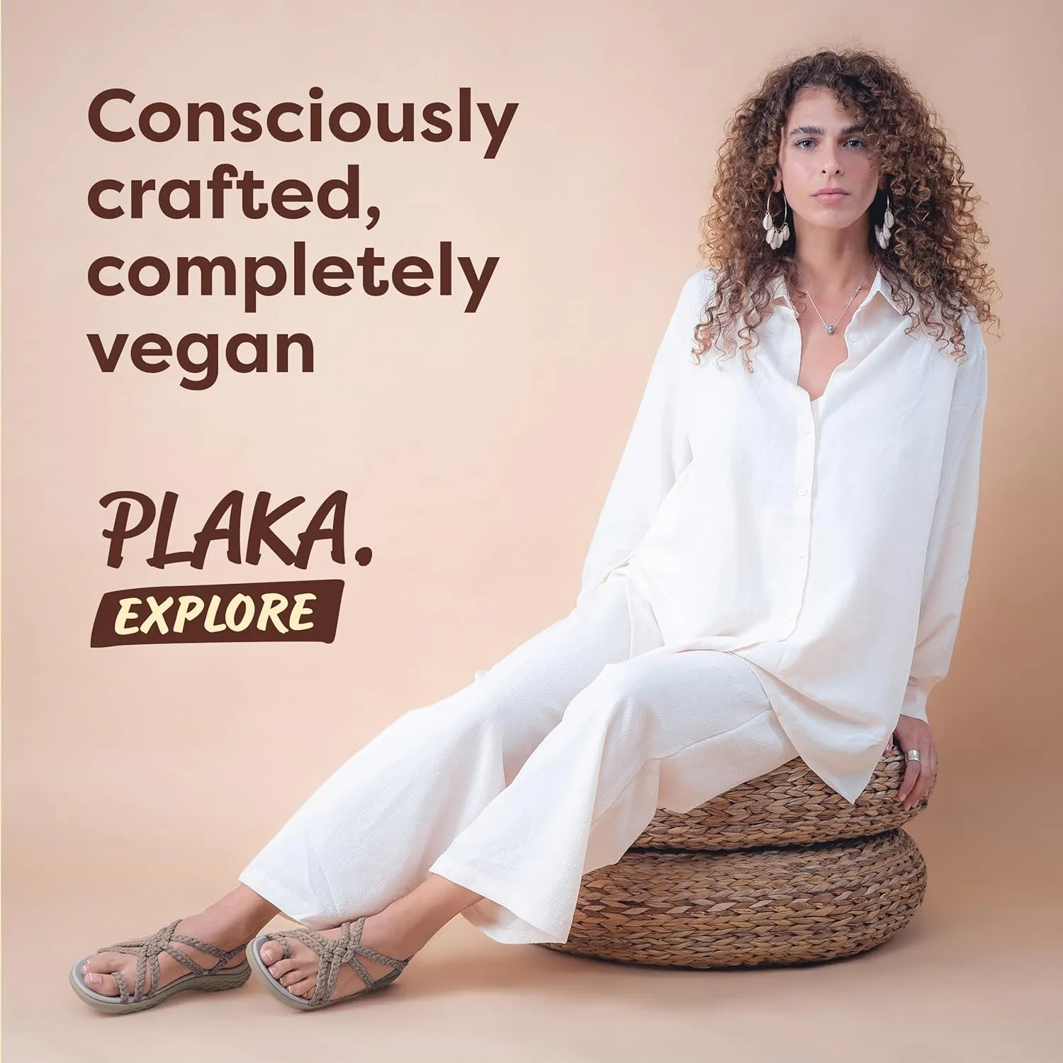 Plaka Explore Walking and Hiking Sandals for Women | Comfortable Summer Sandal with Arch Support | Waterproof Comfy Sandals for Travel, Beach or Poolside