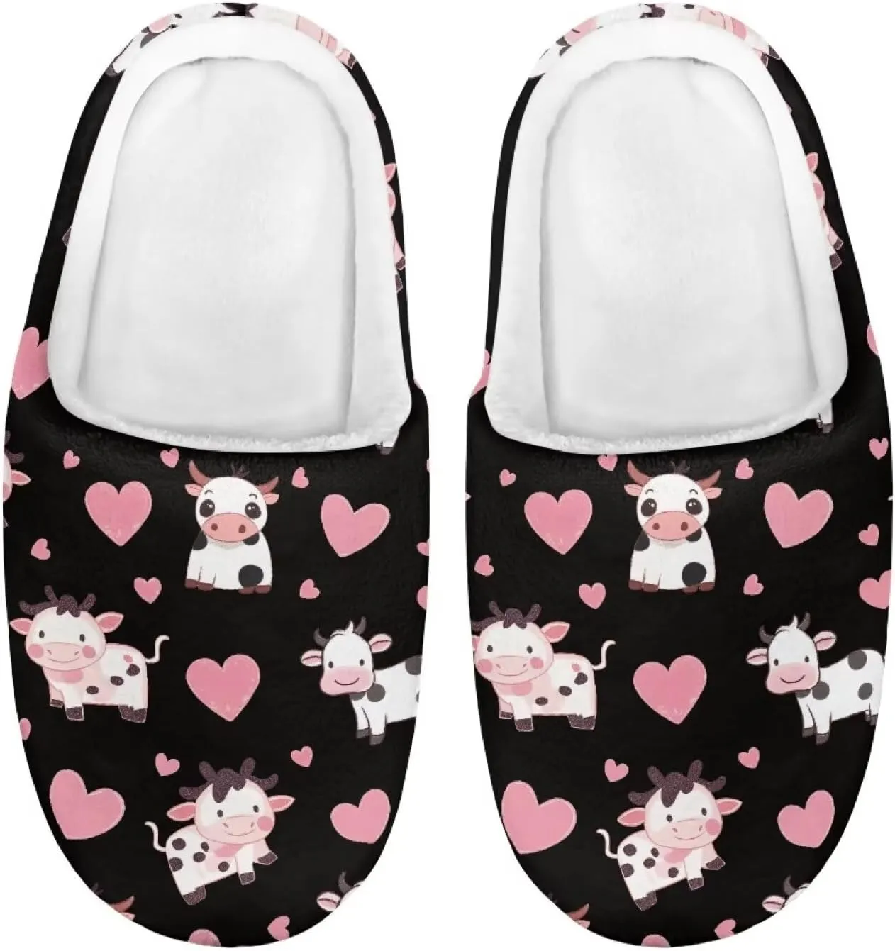 Plush Slippers for Kids Anti-slip House Slippers Warm Bedroom Slippers Cozy House Shoes