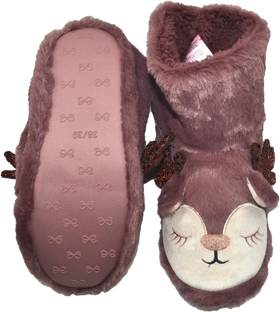 Plush Unicorn Slipper Cat Boots | Cozy Plush Bunny Shoes Woman Rabbit Slippers | Cute Fluffy Kitten Girls Slippers