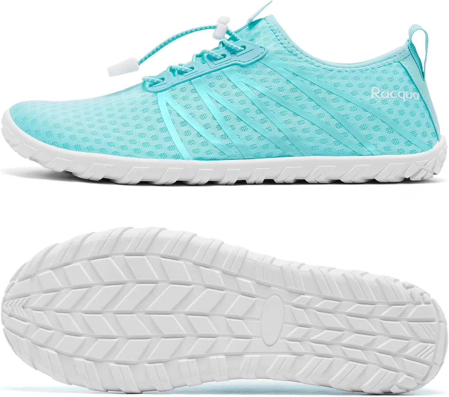 Racqua Women Men Water Shoes Barefoot Sport Beach Swim Shoes